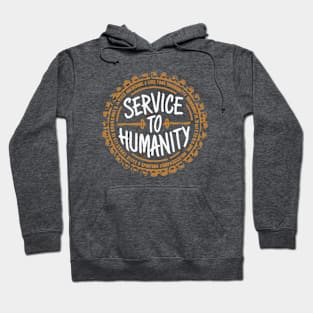 Arise and Render Service to Humanity - Baha'i Faith Hoodie